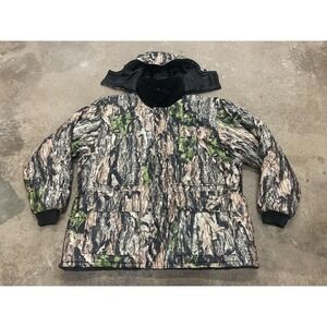 WFS Elementgear Camo Hunting Jacket Mens XL Insulated Hooded Coat Parka